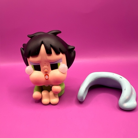 CRYBABY × Powerpuff Girls – Sleep Buttercup Vinyl Figure (Pop Mart Blind Box)  💙 - Picture 8 of 11